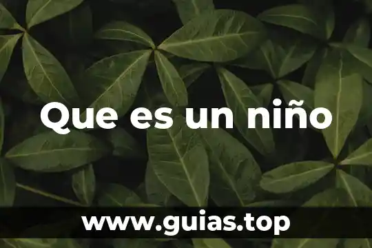 Para un niño que es luna 6 Que es un niño