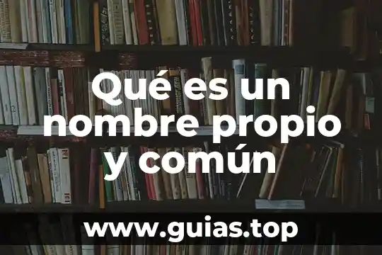 Qué es el bienestar común y la solidaridad 8 Qué es un nombre propio y común