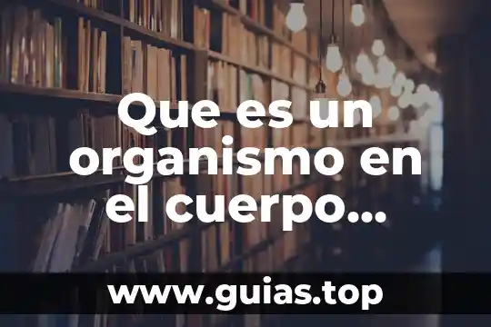 Qué es número de control del alumno EPO 129 6 Que es un organismo en el cuerpo humano