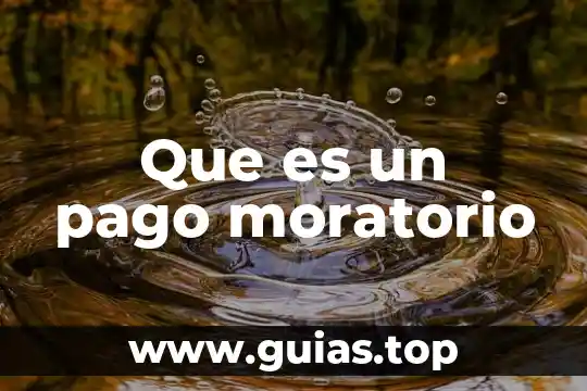 Que es la cuenta de pago en la factura movil 4 Que es un pago moratorio
