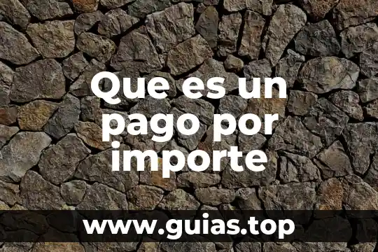 Que es pago por compensacion 4 Que es un pago por importe