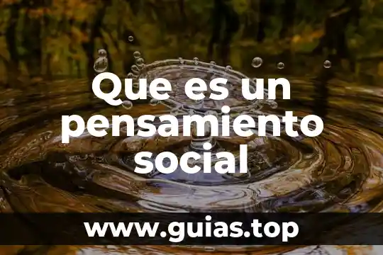 Que es la apartheid social 5 Que es un pensamiento social