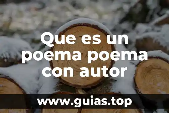Que es el conocimiento empirico con autor 5 Que es un poema poema con autor