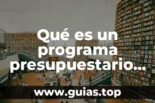 Que es la agua seca 5 Qué es un programa presupuestario SHCP