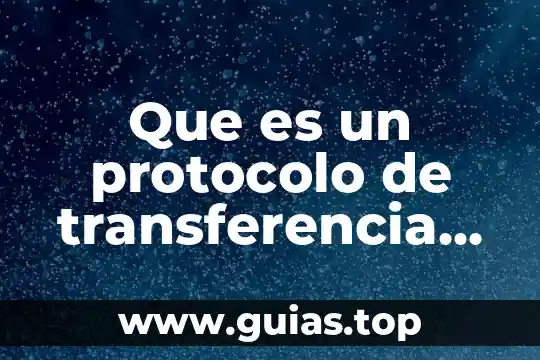 Que es una aportacion cientifica en un protocolo de tesis 7 Que es un protocolo de transferencia archivo ptp