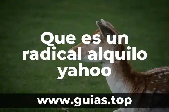 Que es la realidad primaria radical y fundamental 5 Que es un radical alquilo yahoo