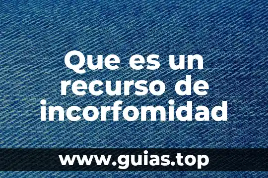 Que es un recurso acuicola 5 Que es un recurso de incorfomidad