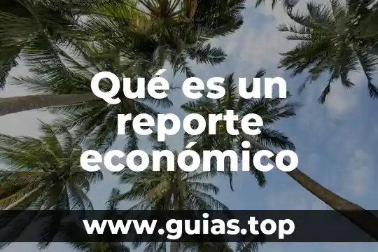 Qué es el predominio económico 4 Qué es un reporte económico