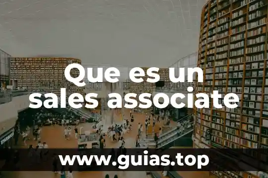 Que es un sales associate