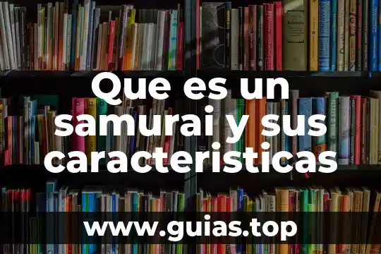 Que es pensamiento de diseño 4 Que es un samurai y sus caracteristicas