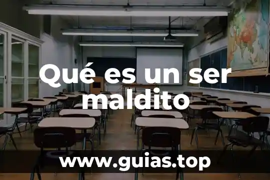 Que es ser bartender 4 Qué es un ser maldito