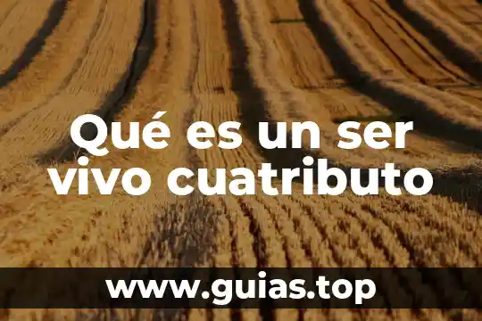 Que es ser un estudiante integral 4 Qué es un ser vivo cuatributo