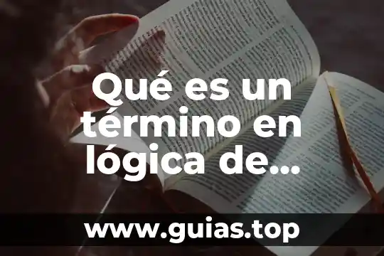 Qué es una genesis en lógica 6 Qué es un término en lógica de predicados