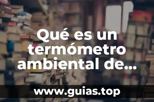 Que es y para que sirve el termómetro de gas 5 Qué es un termómetro ambiental de alcohol