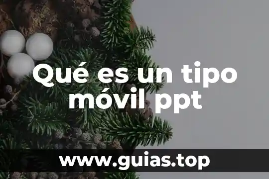 Que es tipo facial 6 Qué es un tipo móvil ppt