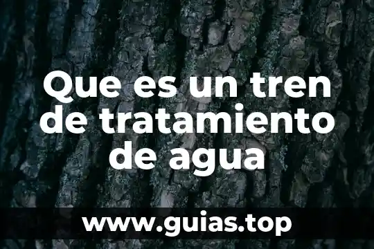 Allintitle que es la sifilis 6 Que es un tren de tratamiento de agua