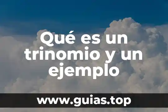 Que es figura y ejemplo 5 Qué es un trinomio y un ejemplo