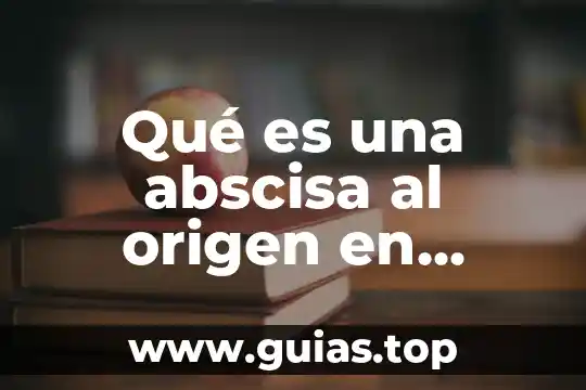 Qué es una ordenada al origen en matemáticas 5 Qué es una abscisa al origen en matemáticas