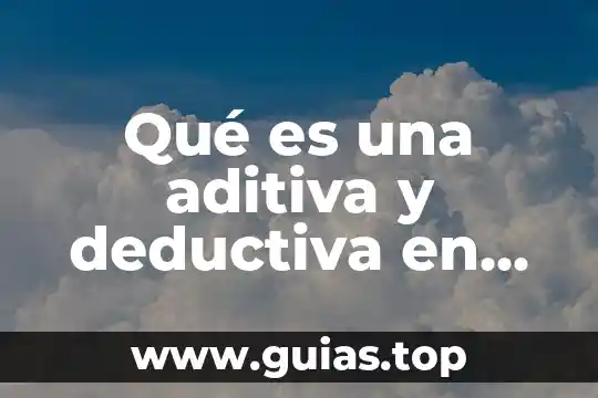 Tipo de obra que es bajo la misma estrella 7 Qué es una aditiva y deductiva en obra ejemplo
