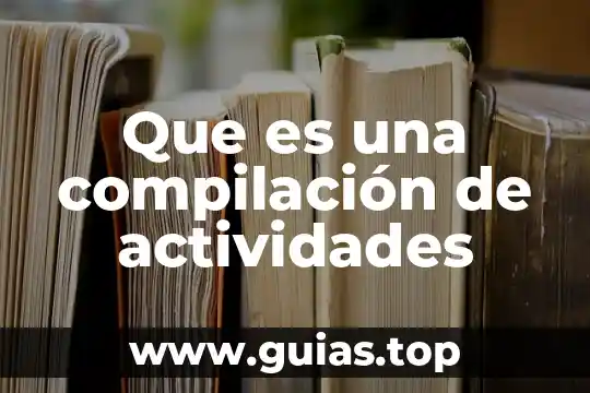 Actividades cuaternarias que es 3 Que es una compilación de actividades