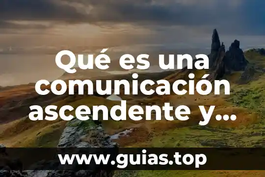 Que es el método del gradiente descendente 5 Qué es una comunicación ascendente y descendente