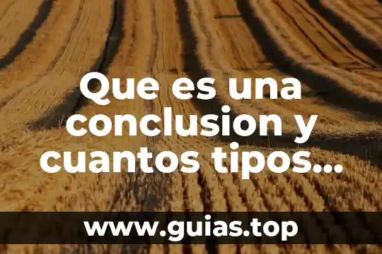 Que es un grupo social y cuantos tipos existen 6 Que es una conclusion y cuantos tipos hay