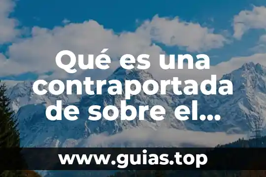 Qué es el amor de verdad 5 Qué es una contraportada de sobre el amor