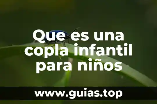 Que es el dinero explicacion para niños 4 Que es una copla infantil para niños