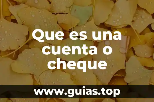 Como me doy cuenta que es varicela 8 Que es una cuenta o cheque
