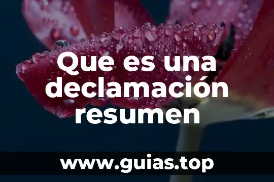 Qué es catarsis en filosofía 3 Que es una declamación resumen