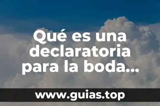 Que es una edificacion en ingenieria civil 4 Qué es una declaratoria para la boda por el civil