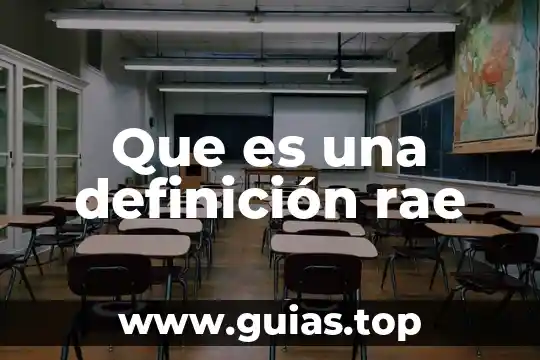 Que es un automovil definicion 6 Que es una definición rae