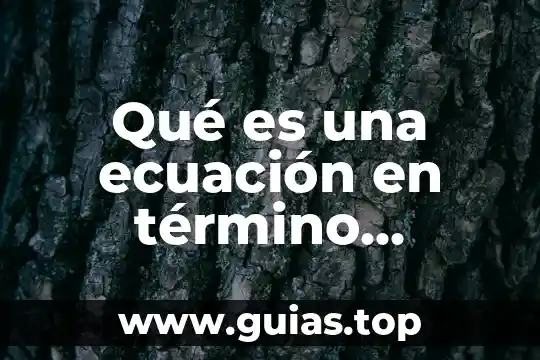 Que es el termino cuarentena informatica 3 Qué es una ecuación en término cuadrático