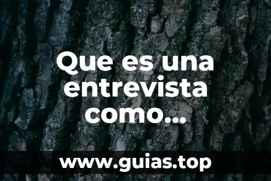 Qué es una entrevista y tipos 3 Que es una entrevista como instrumento de recoleccion de datos