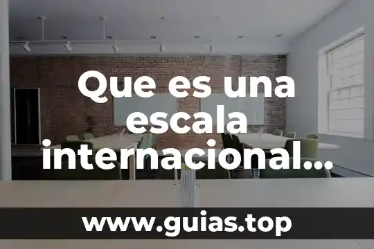 Que es ser un pua 4 Que es una escala internacional life