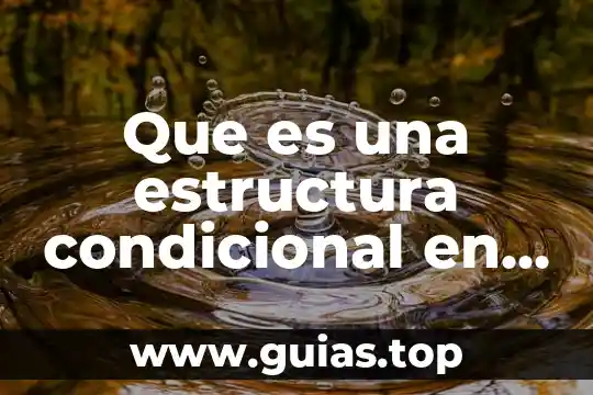 Qué es un lenguaje de programación y tipos 6 Que es una estructura condicional en programacion