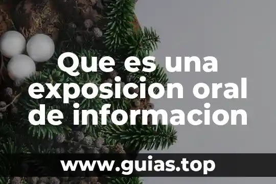 Por que es importante conocer los tipos de informaci贸n 6 Que es una exposicion oral de informacion