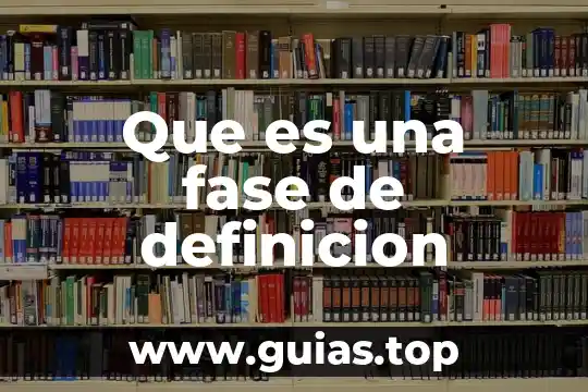 Qué es desasosiego definición 5 Que es una fase de definicion