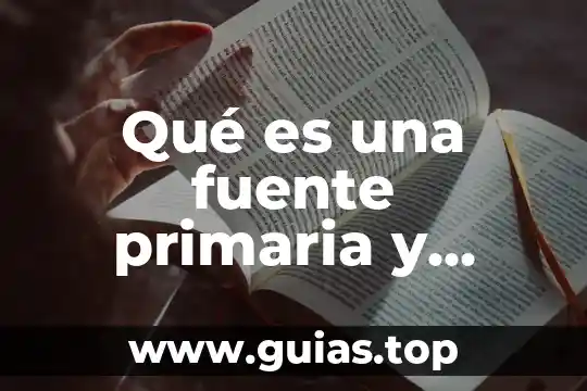 Qué es una idea secundaria y una primaria 5 Qué es una fuente primaria y secundaria Yahoo