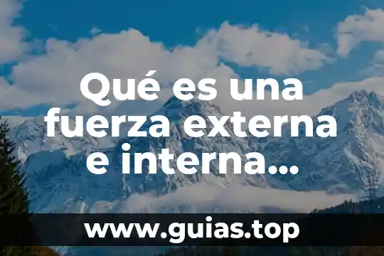 Qué es el interés compuesto en ingeniería económica 8 Qué es una fuerza externa e interna ingeniería