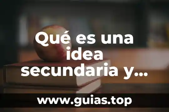 Qué es una fuente primaria y secundaria Yahoo 4 Qué es una idea secundaria y una primaria