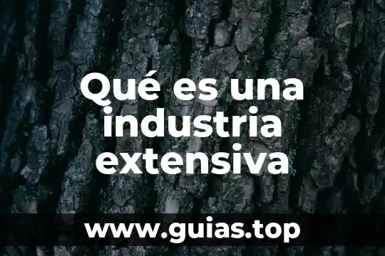 Que es un viaje y la industria de viaje 8 Qué es una industria extensiva