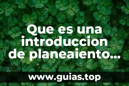 Introduccion de que es la filosofía 8 Que es una introduccion de planeaiento del problema