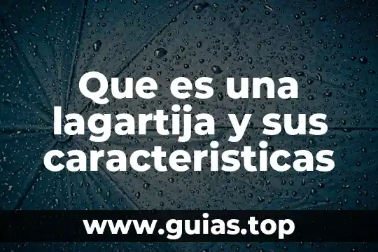 Qué es una alegoría y sus características 6 Que es una lagartija y sus caracteristicas