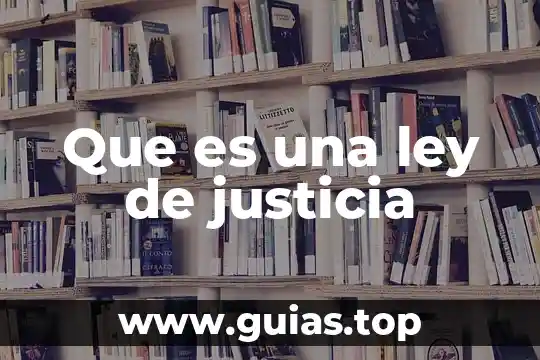 Ley pareto que es 3 Que es una ley de justicia