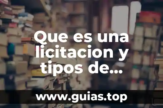 Que es una broca y que tipos existen 3 Que es una licitacion y tipos de licitación en compras