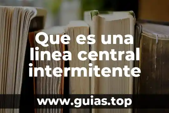 Que es fase o linea de fase 4 Que es una linea central intermitente