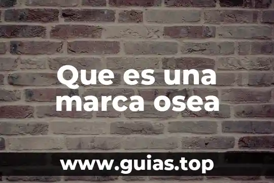 Que es una marca de agua-computacion 4 Que es una marca osea