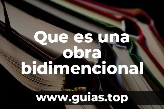 Que es una obra federal y obra publica 8 Que es una obra bidimencional