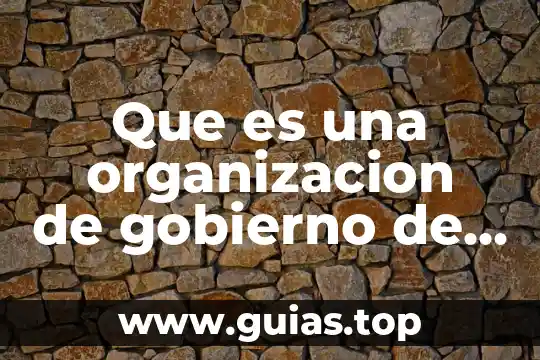 Que es un cientifico nombre completo año pais y origen 5 Que es una organizacion de gobierno de un pais